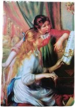 Koelkast magneet Twee meisjes spelen piano    august Renoir