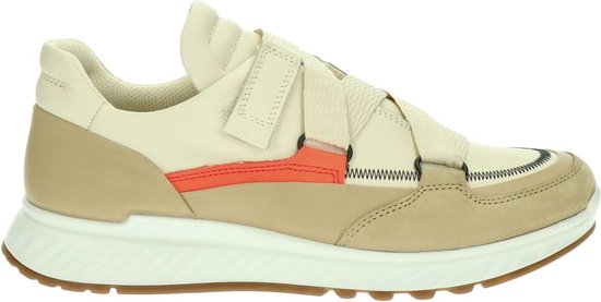 Ecco ST.1 dames sneaker - Beige - Maat 38 | bol.com