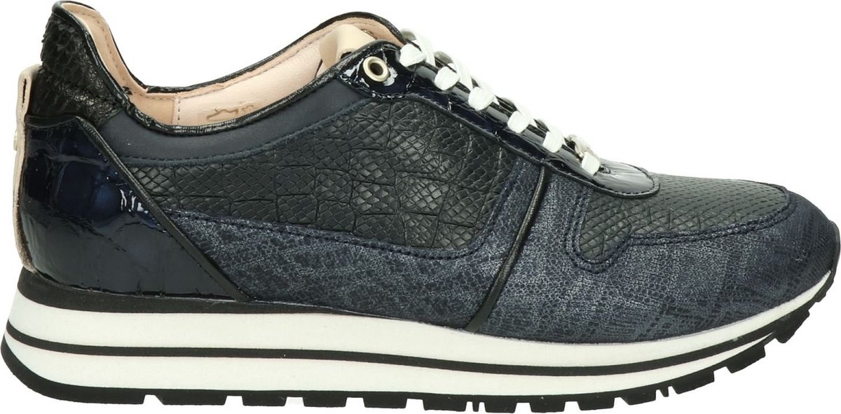 Fred De La Bretoniere dames sneaker - Blauw - Maat 40 | bol.com