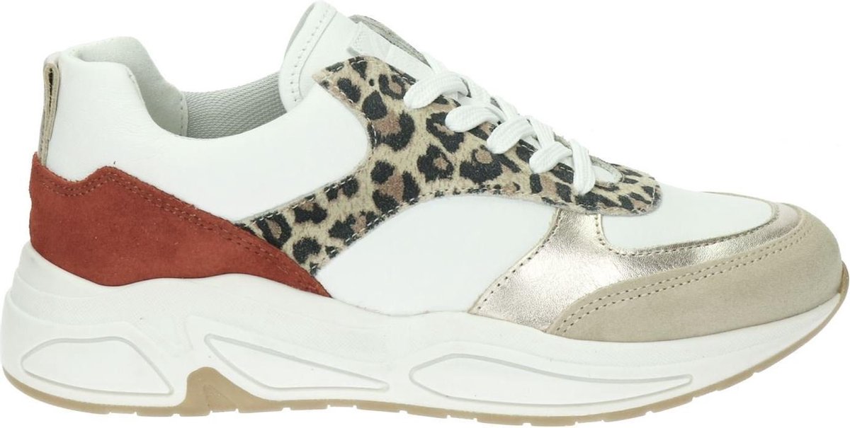 Bullboxer dames sneaker Wit rood - Schoenen.nl