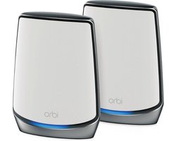 NETGEAR Orbi RBK852 – Mesh Wifi – WiFi Versterker – WiFi 6 – Tri-Band – 2-pack