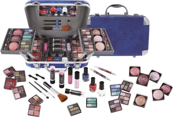 verbinding verbroken schoonmaken Complex AANBIEDING! make up koffer, make-up set, 84 delig schminkset | bol.com