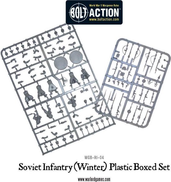 Thumbnail van een extra afbeelding van het spel Bolt Action: Soviet Infantry (Winter)