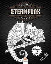 Colorear Steampunk animales - Volumen 2 - edicion nocturna