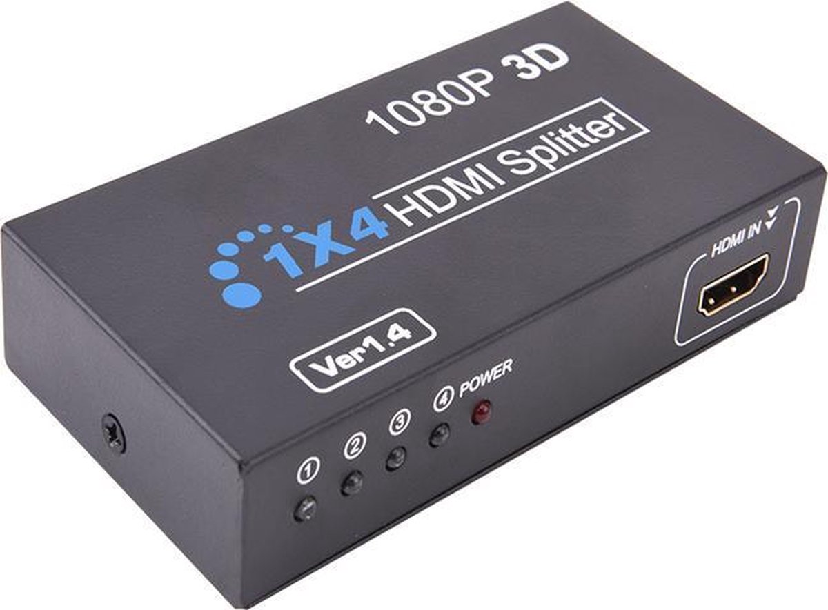Garpex® HDMI Splitter 4 Poorts - HDMI Converter 4K Resolutie