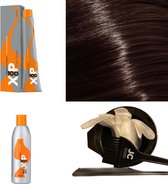 XP100 haarverf pakket kleur 6.77  Donkerblond & Bruin intensief (1x 100ML) met 6% waterstof ( 1x 250ML) incl verfbakje, kwast, maatbeker, puntkam en handschoenen