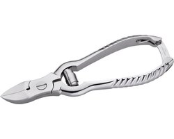 Tweezerman Barrel Spring Toenail Nipper – Professionele Teennageltang Van Roestvrij Staal – Precisie & Kracht Voor Dikke, Stugge Nagels – Comfortabele Grip En Veilige Snijkracht – Duurzaam Ontwerp Voor Verzorgde Teennagels