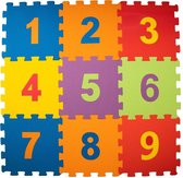 Eva Puzzelmat van Nul Kinderen Speelmat en Kruipmat Nummers 33x33cm