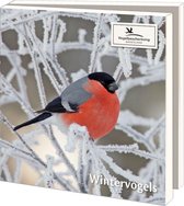 Winterkaartenmapje met env, vierkant: Wintervogels, Vogelbescherming Nederland