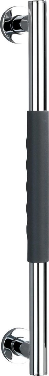 WENKO Wandgreep Secura 50cm RVS met anti-slip softtouch handvat - Veiligheidsgreep - Wandbeugel - Badgreep - Belastbaarheid max. 120 Kg - TÜV getest, gekeurd en gecertificeerd