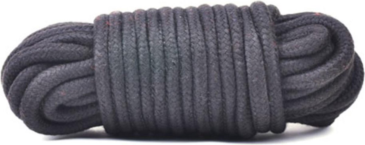 Goedkoopste Bondage Touw Zwart 10m - Voor beginners - Voor gevorderden - Zwart - Katoen - Spannend voor koppels - Sex speeltjes - Sex toys - Makkelijk in gebruik - Erotiek - Bondage - Sexspelletjes voor mannen en vrouwen - Seksspeeltjes