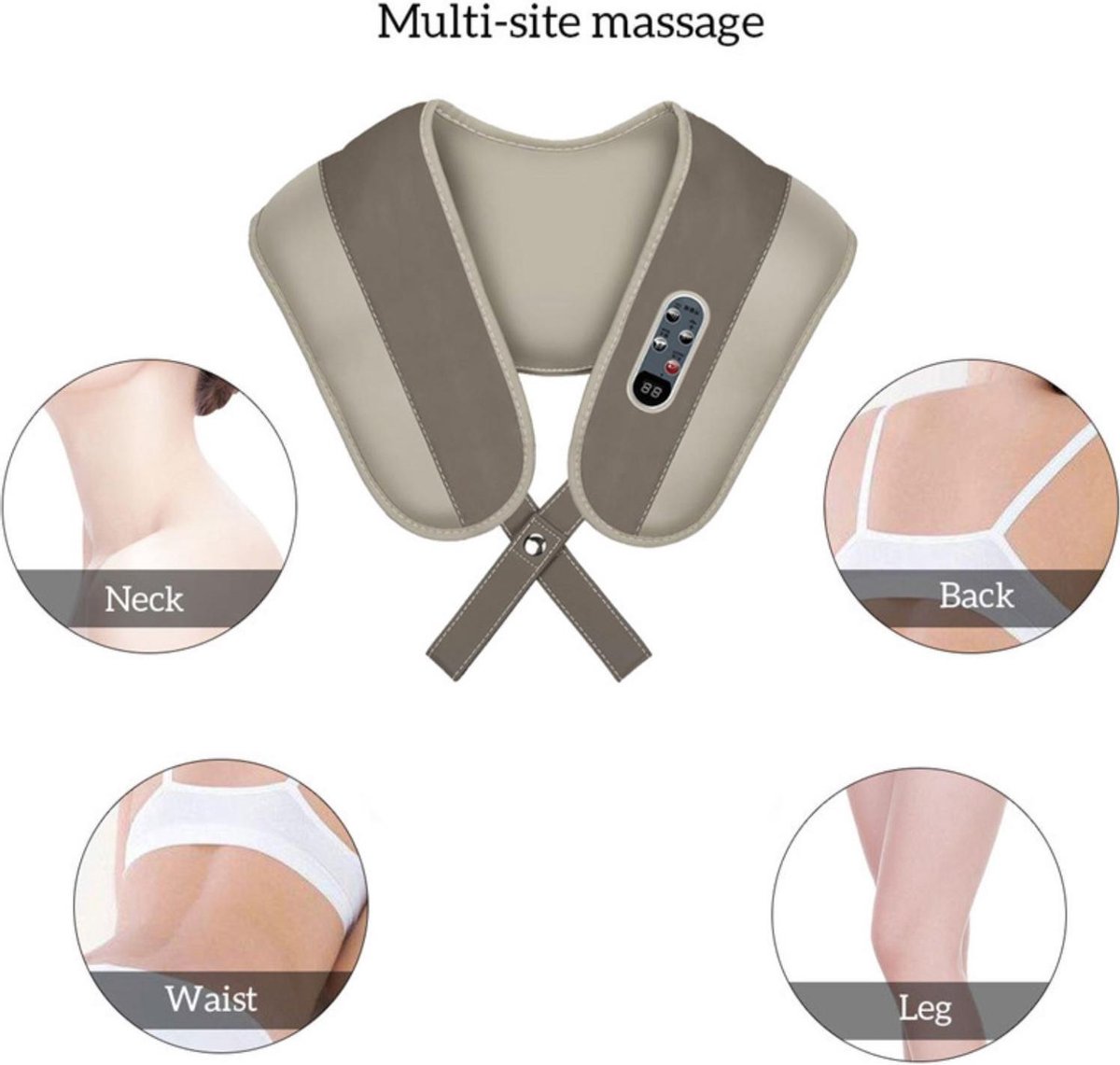 Vibrating Neck and Back Relax Massage Cushion Shiatsu Massage Shawl - China  Cervical Massage Shawls, Jomarto Massager Shawl