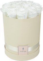 Flowerbox longlife rozen | WHITE | Large | Bloemenbox | Longlasting roses WHITE | Rozen | Roses | Flowers