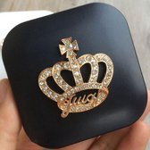 Lenzendoosje Partylens® -  The Black Crown - lenshouder inclusief spiegeltje - 5 delig