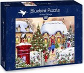 Winter Cottage Bluebird - 1000 stukjes - Legpuzzel