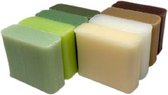 Soap bar set - handzeep savon de Marseille Aloë vera, Limoen, Verveine, Huile d'olive, Karite, Amandel, Honing, Vanille 8x30 gr.