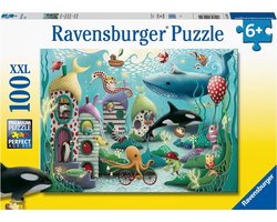 foto van Ravensburger puzzel Magische onderwaterwereld - Legpuzzel - 100 stukjes