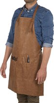 Detrue Professional Kappers Leder mantel Brown