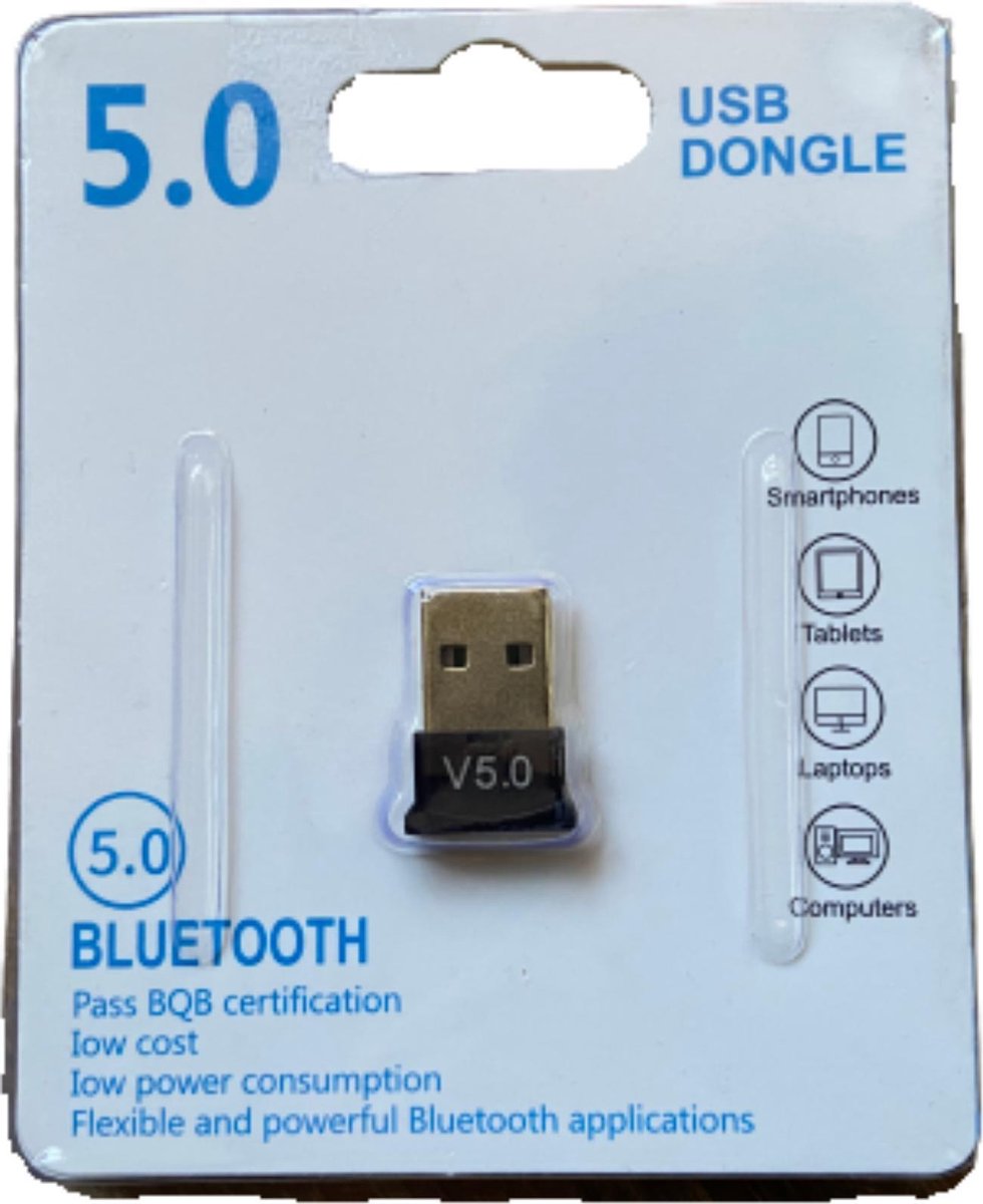 bluetooth usb dongle - bluetooth 5.0 - Windows - Mac OS X - USB 2.0 - USB 3.0 - SDG
