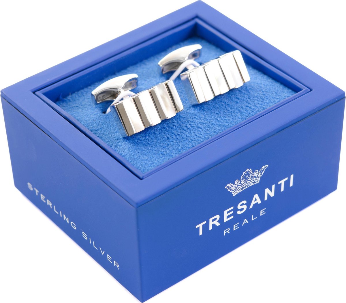 Cufflinks Sterling Silver with black Mother of Pearl inlay