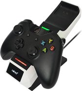 PlayCool Oplaadstation Geschikt voor Xbox One X controllers met 2 oplaadbare accus van 1200mAH - Laadstation