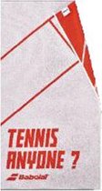 Babolat sport handdoek - wit/rood - 100x50cm