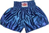 Ali’s Fightgear Kickboksbroek Effen Blauw Maat S kinderen