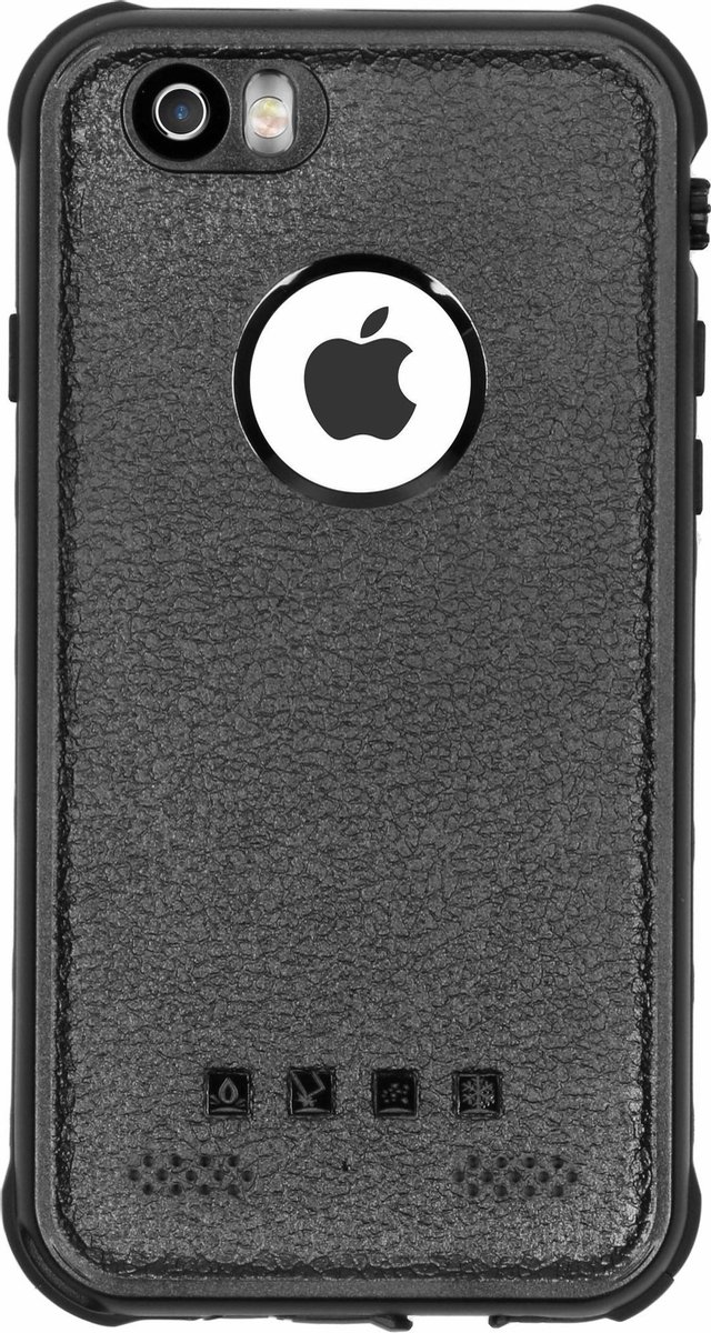 Redpepper Dot Plus Waterproof Backcover iPhone 6 / 6s hoesje - Zwart