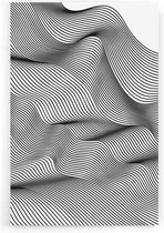 Walljar - Abstract Line Art V - Muurdecoratie - Poster