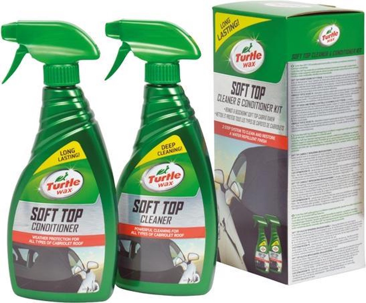 Turtle Wax Soft Top Cleaner & Conditioner Kit Autowax