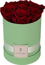 Flowerbox longlife rozen | GREEN | Medium | Bloemenbox | Longlasting roses RED | Rozen | Roses | Flowers