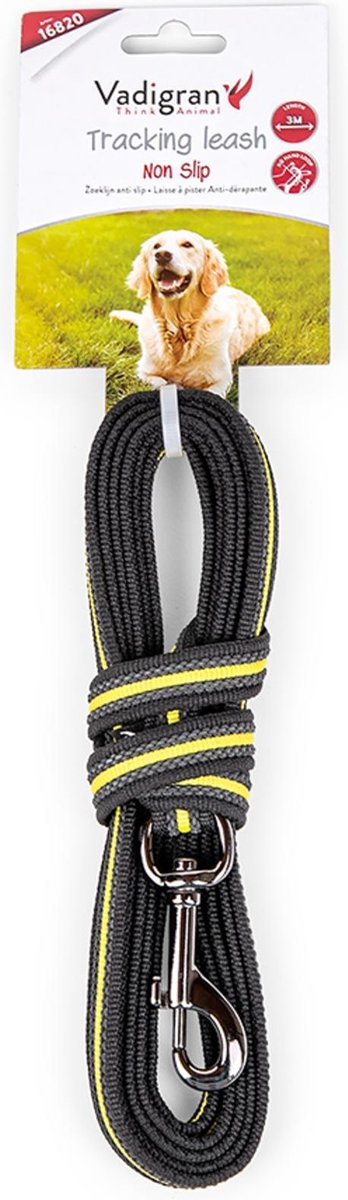 Dierenbenodigdheden Vadigran Trainingslijn Nylon Geel 17Mmx3M