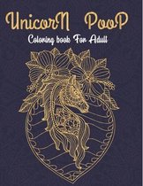 Unicorn poop coloring book for adult