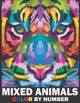 Mixed Animals Color By Number