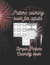Pattern coloring book for adults
