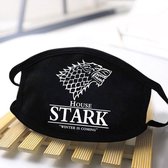 House Stark Winter is Coming Games Of Thrones Wasbaar mondkapje