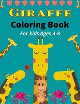 GIRAFFE Coloring Book For Kids Ages 4-8