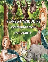 Forest Wildlife Coloring Book for Adults
