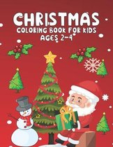 Christmas coloring book for kids Ages 2-4