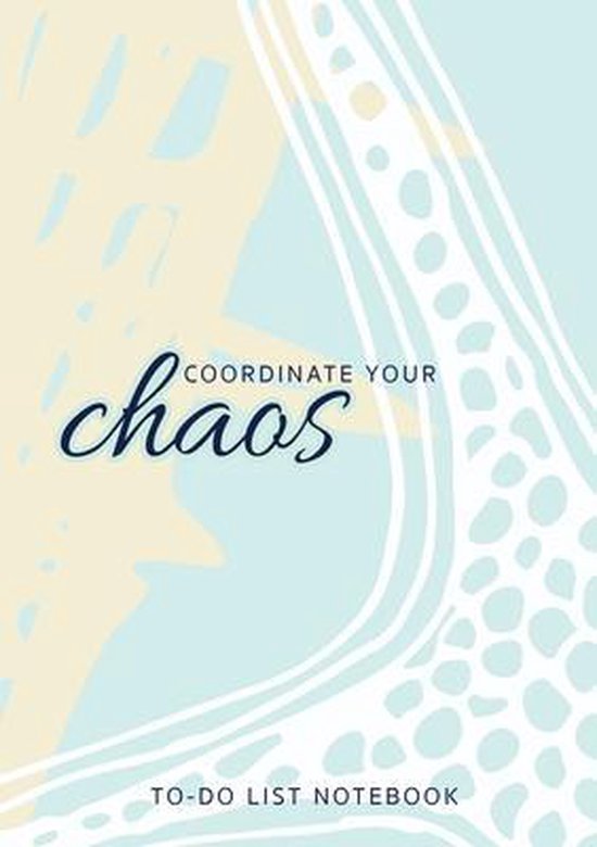 Coordinate Your Chaos To-Do List Notebook - cover