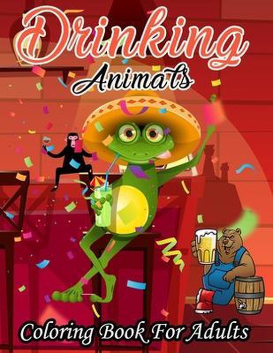 Download Bol Com Drinking Animals Coloring Book For Adults Oussitox Publishing 9798561911408 Boeken