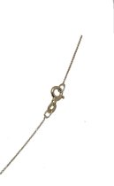 ketting - ankercollier - geel goud - 42 cm lang - 0.8 mm breed - 1.0 gram - sieraden - 14 karaat - Verlinden juwelier