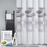 Sandesen® Douchegordijn stenen 180 x 200 cm
