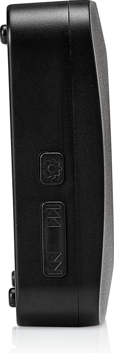 SEC24 DB706B Draadloze Deurbel set met 2 Ontvangers zwart - Regelbaar Volume - 52x Melodie - Knipper LED - Zwart — afbeelding 4