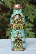3rd EYE Copper - Koperen Waterfles - Copper Water Bottle - Handgemaakt - Handmade - 750ml