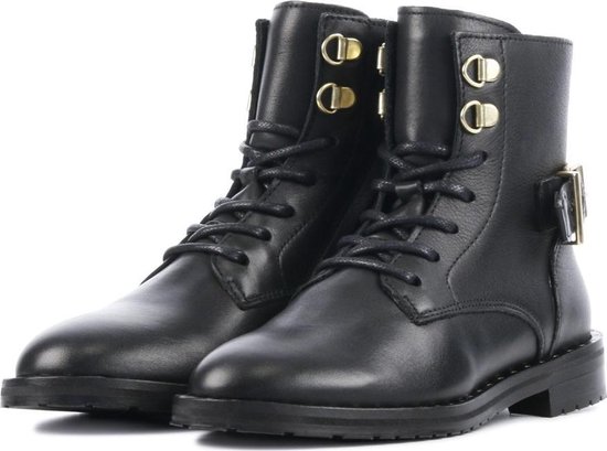 Hip Meisjes Enkellaarsjes Zwart H1810 Maat 33 | bol.com