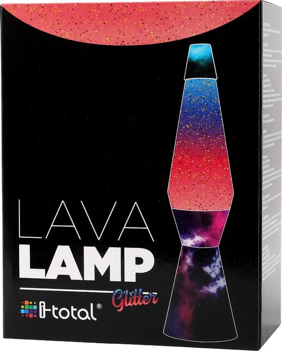 i-total Glitterlamp Conisch Voet | Galaxy — afbeelding 3
