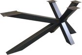 LOFT Lifestyle - Industrieel tafelonderstel Asymmetrische 3d / Spin / Matrix - 8×8 - Zwart