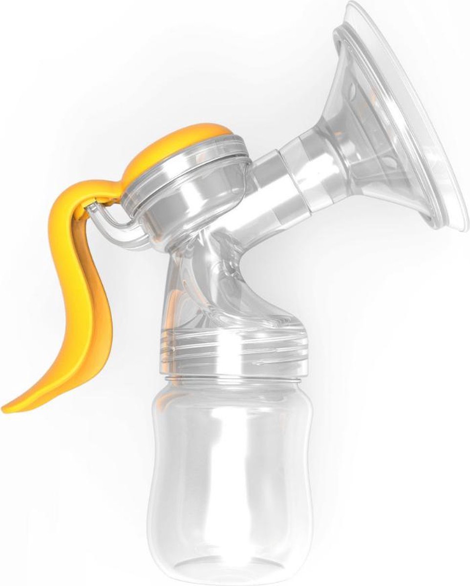 Borstkolf – Handkolf – Handmatig te bedienen – Ergonomisch design – Vermijd pijnlijke polsen na het kolven – 150 ML opvangflesje – Met extra speen Borstkolf – Handkolf – Handmatig te bedienen – Ergonomisch design – Vermijd pijnlijke polsen na het kolven – 150 ML opvangflesje – Met extra speen