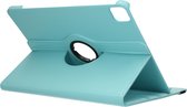 iMoshion 360° draaibare Bookcase iPad Pro 12.9 (2020) tablethoes - Turquoise